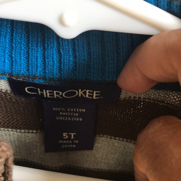 Cherokee sweater unisex NWT 5T - Picture 4 of 7